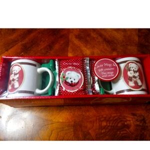 Hallmark "Goodnight Bear Mug Set" [094805018346] Service for 2 brand new!